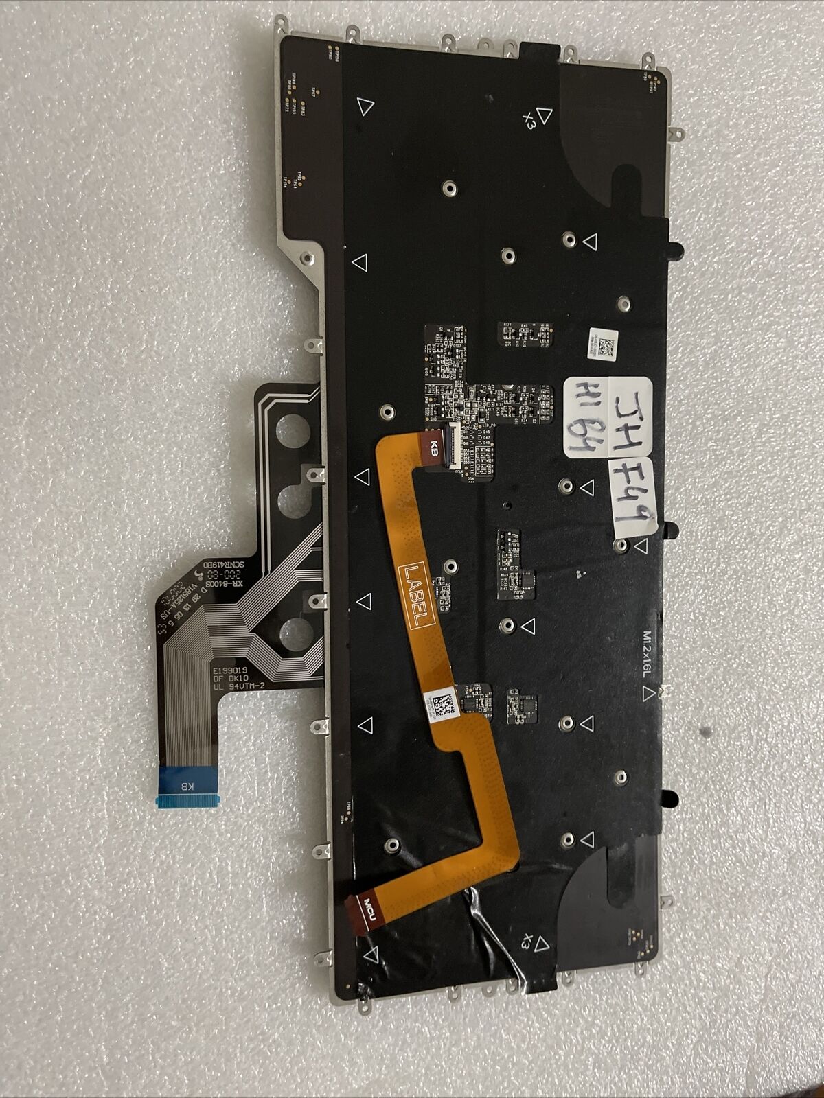 Dell Alienware m15 R3 / m15 R4 Backlit Laptop Keyboard Assembly  J34Y0 JHF49 b4