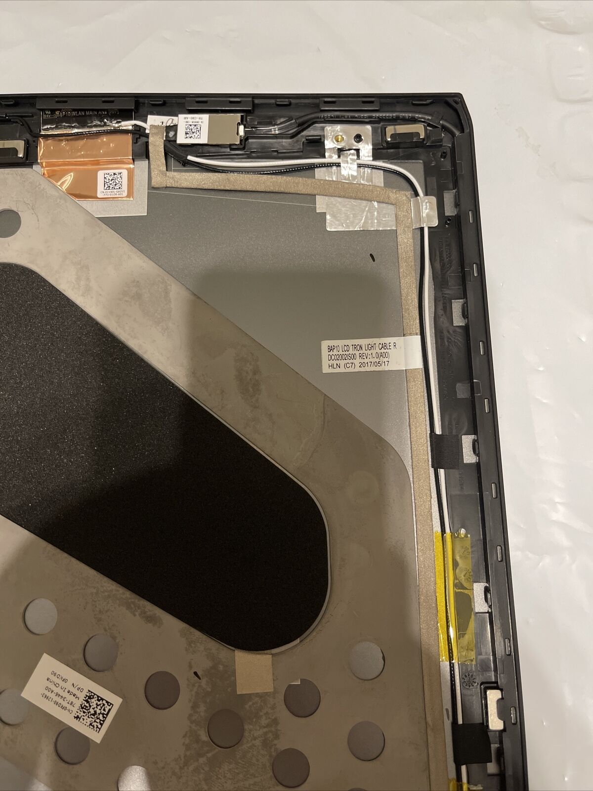 OEM DELL ALIENWARE 15 R3 15.6" LCD BACK COVER LID GENUINE ASSEMBLY 0FKD90 C2