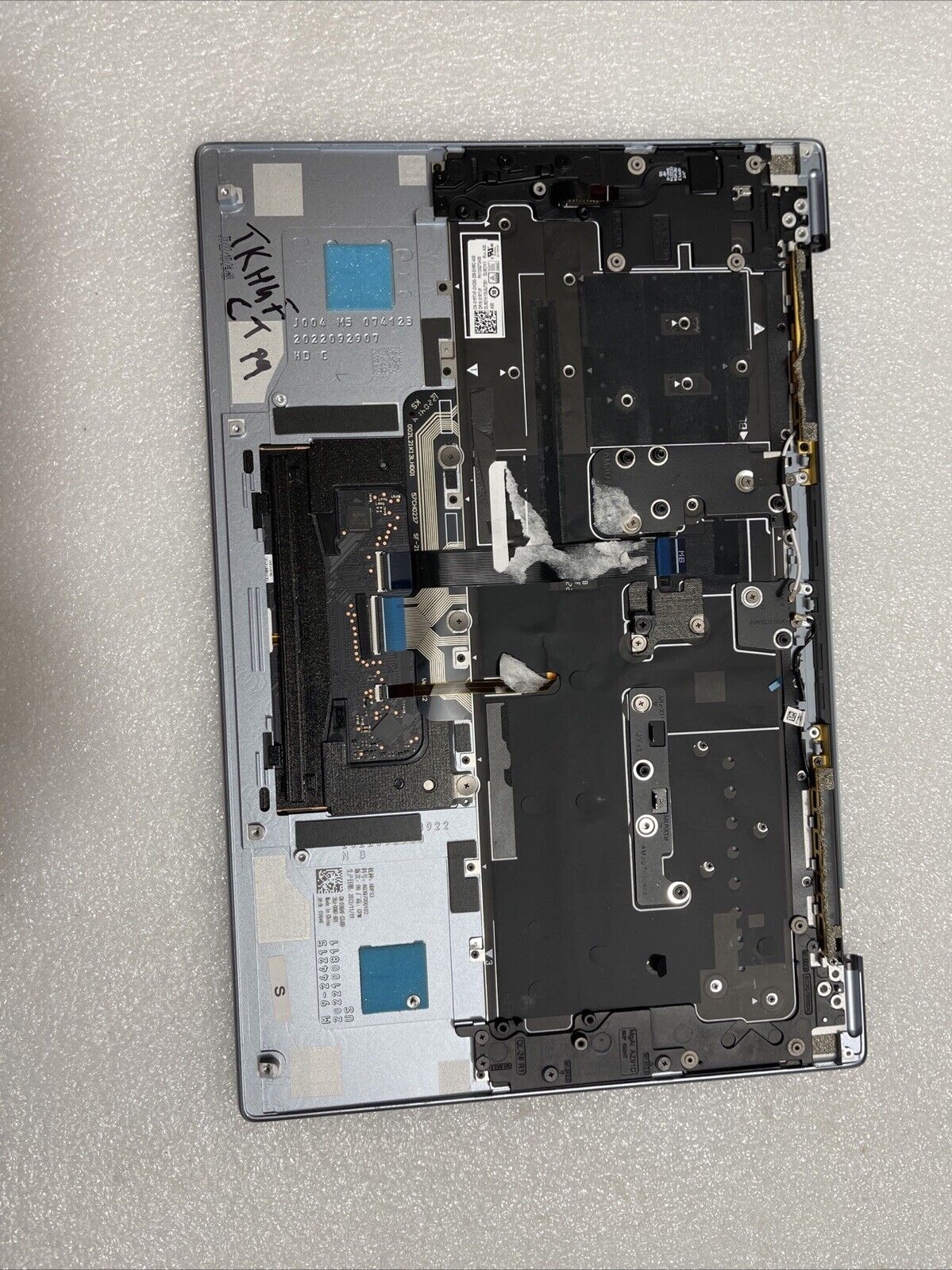 Dell XPS 9315 Laptop Palmrest Touchpad US Keyboard  Sky Blue TKH4F 0TKH4F CT P9