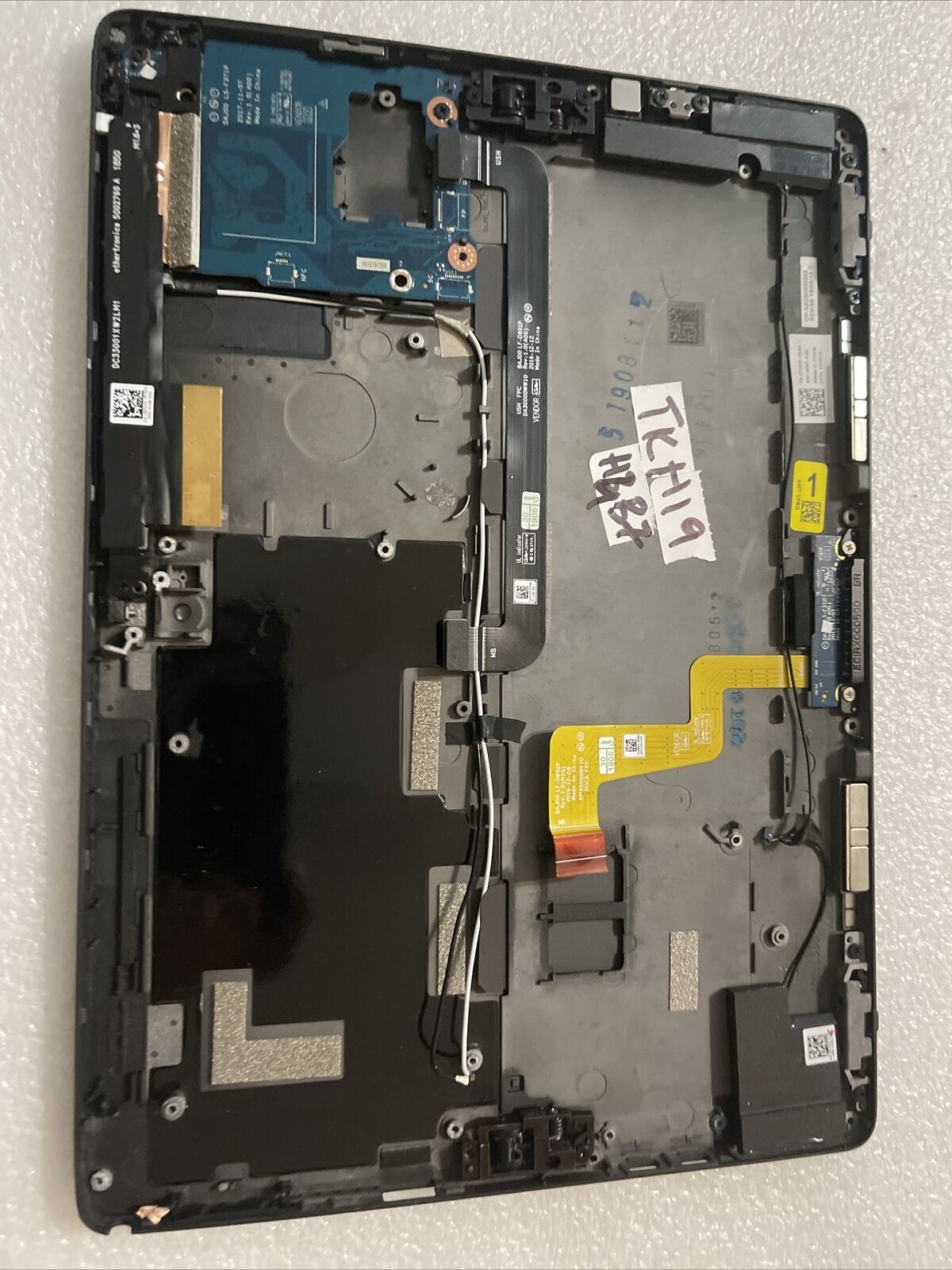 GENUINE DELL  LATITUDE 12 5290 LCd Top Back Cover Extras Black T17G TKR19 H4 B7