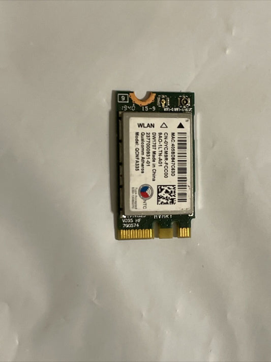 Genuine Dell OEM Wireless DW1707 WiFi 802.11 b/g/n BT4.0 NGFF Card YCM9R 0YCM9R