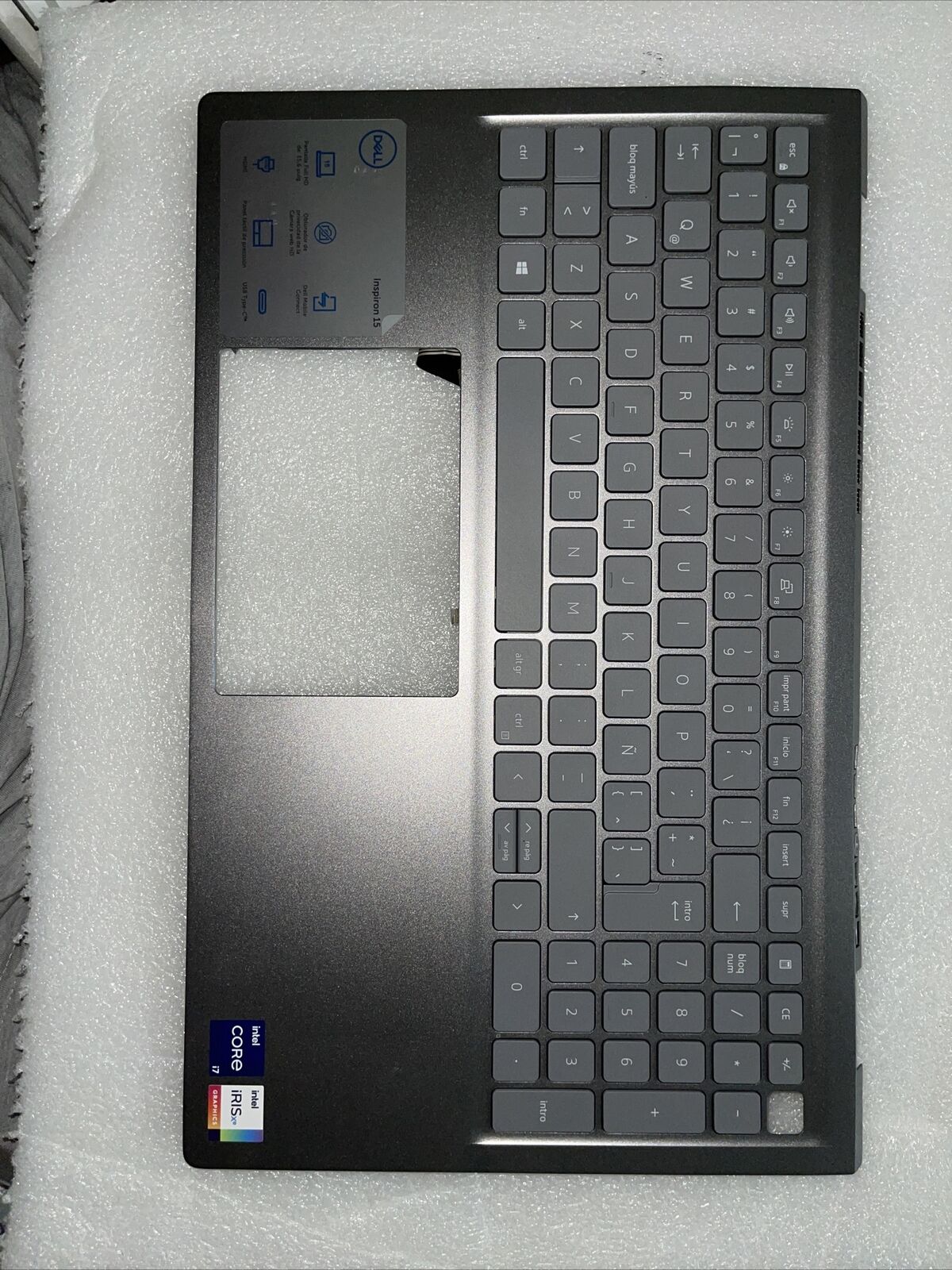 Dell Inspiron 5510/5518 Laptop Palmrest US/En Backlit Keyboard MK2CK H4P4 GradeA