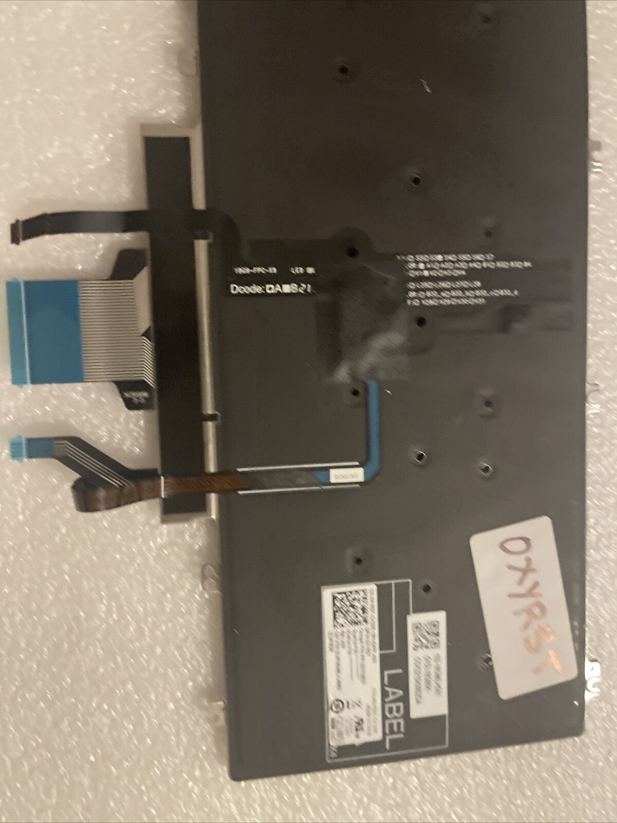 Genuine Dell Latitude 5500 5501 5510 Laptop Backlit Spanish Keyboard 0XYR3T T8