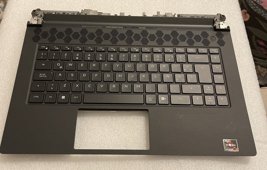 Dell Alienware M15 R7 Spanish Backlit Keyboard Palmrest DGWY5 H9JDP S1 P7