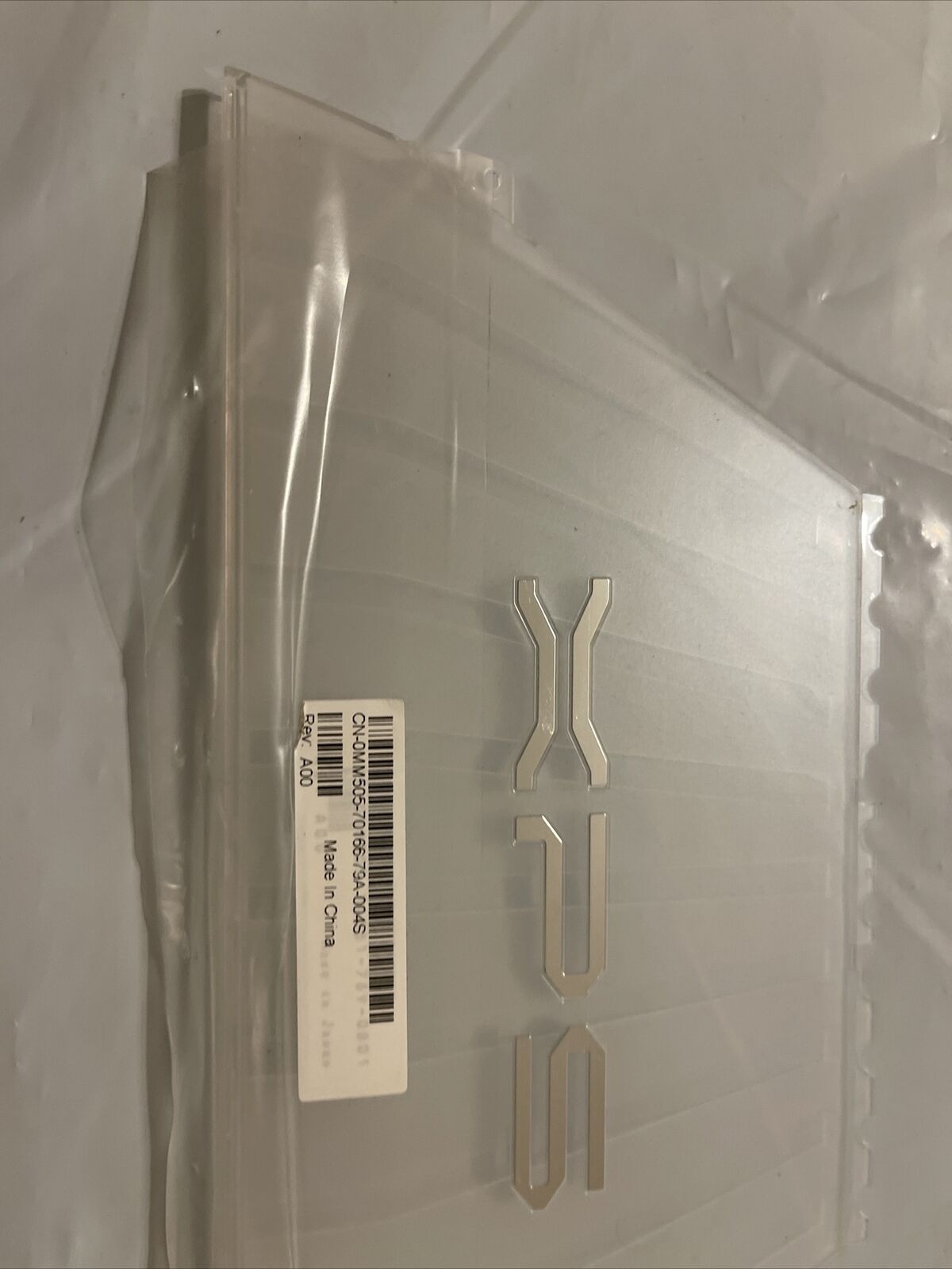 Dell OEM XPS M1730 Decorative Inserts LCD Back Cover Bone White MM505 0MM505