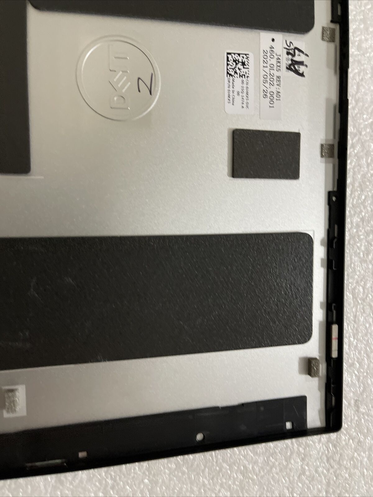 DELL INSPIRON 7000 7300 7306 2-IN-1 SILVER LAPTOP 13.3 LCD BACK COVER J4KX5 H7A3