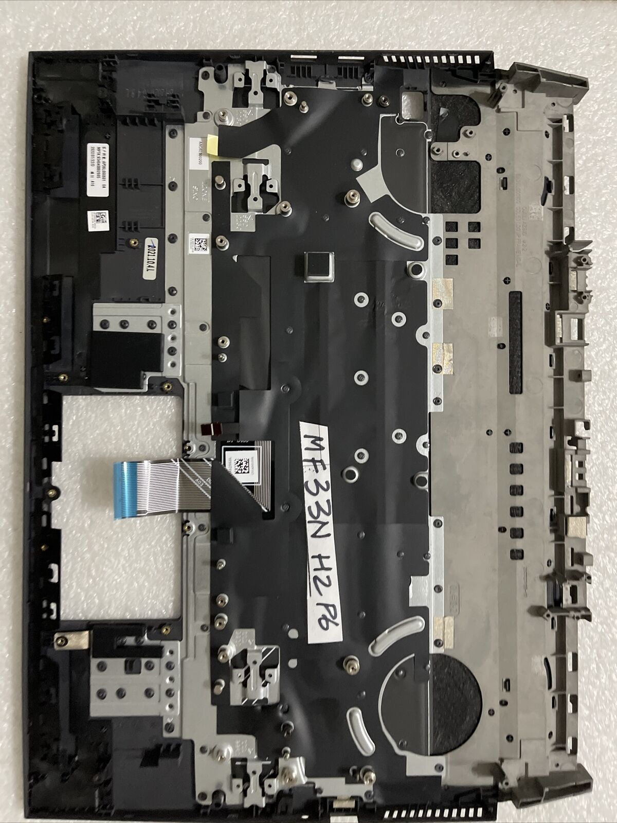 Dell Inspiron 15 G15 5510 5515 Palmrest Spanish Backlit Keyboard MF33N H2P6 GrdA