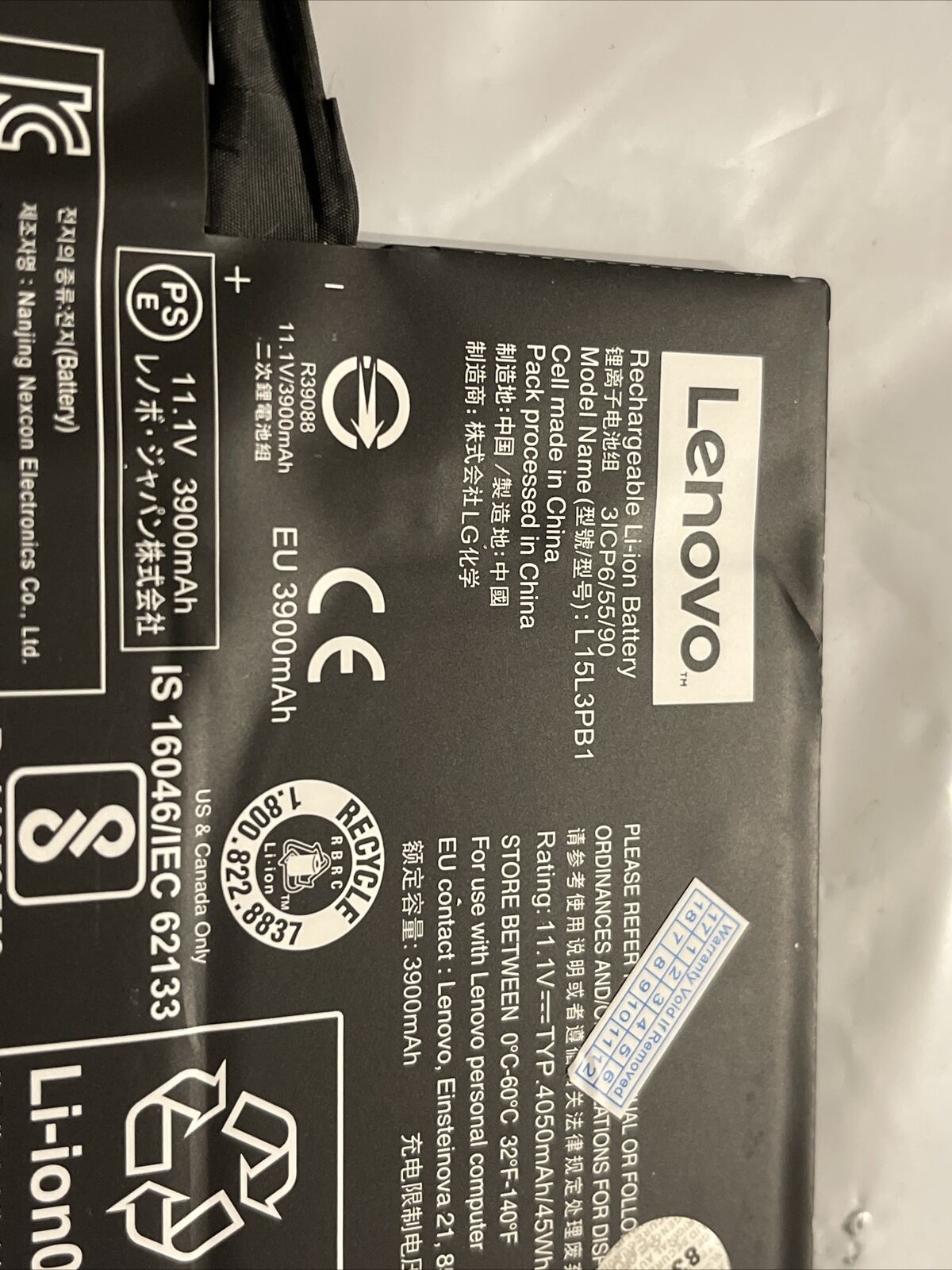 Gen Lenovo Chromebook N22 N23 N42 Battery 45Wh 5B10K88049L4NX91 L15M3PB1 ata X7