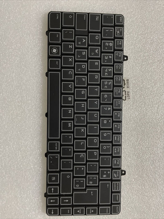 Genuine Dell Alienware M15 Brazilian Portuguese Laptop Keyboard KHHF6 0KHHF6 A1