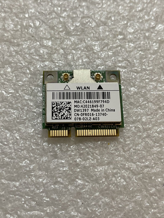 Dell Latitude E6500 Internal DW1397 Wifi Adapter Card FR016 Broadcom BCM94312HMG