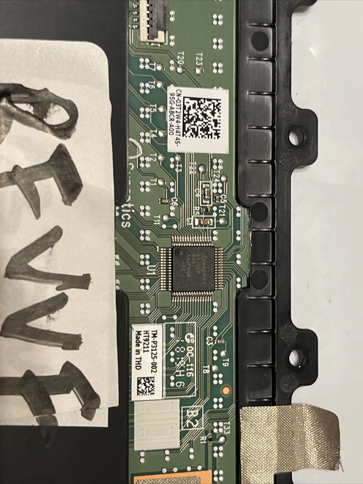 Dell Alienware M17 R2 Genuine Touchpad Module Board 3T2W4 RFVVF no cable