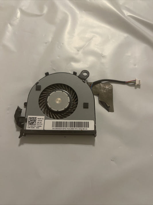 GENUINE Dell XPS 13 9343 9350 9360 CPU Cooling Fan DC28000F2F0 XHT5V 0XHT5V P4