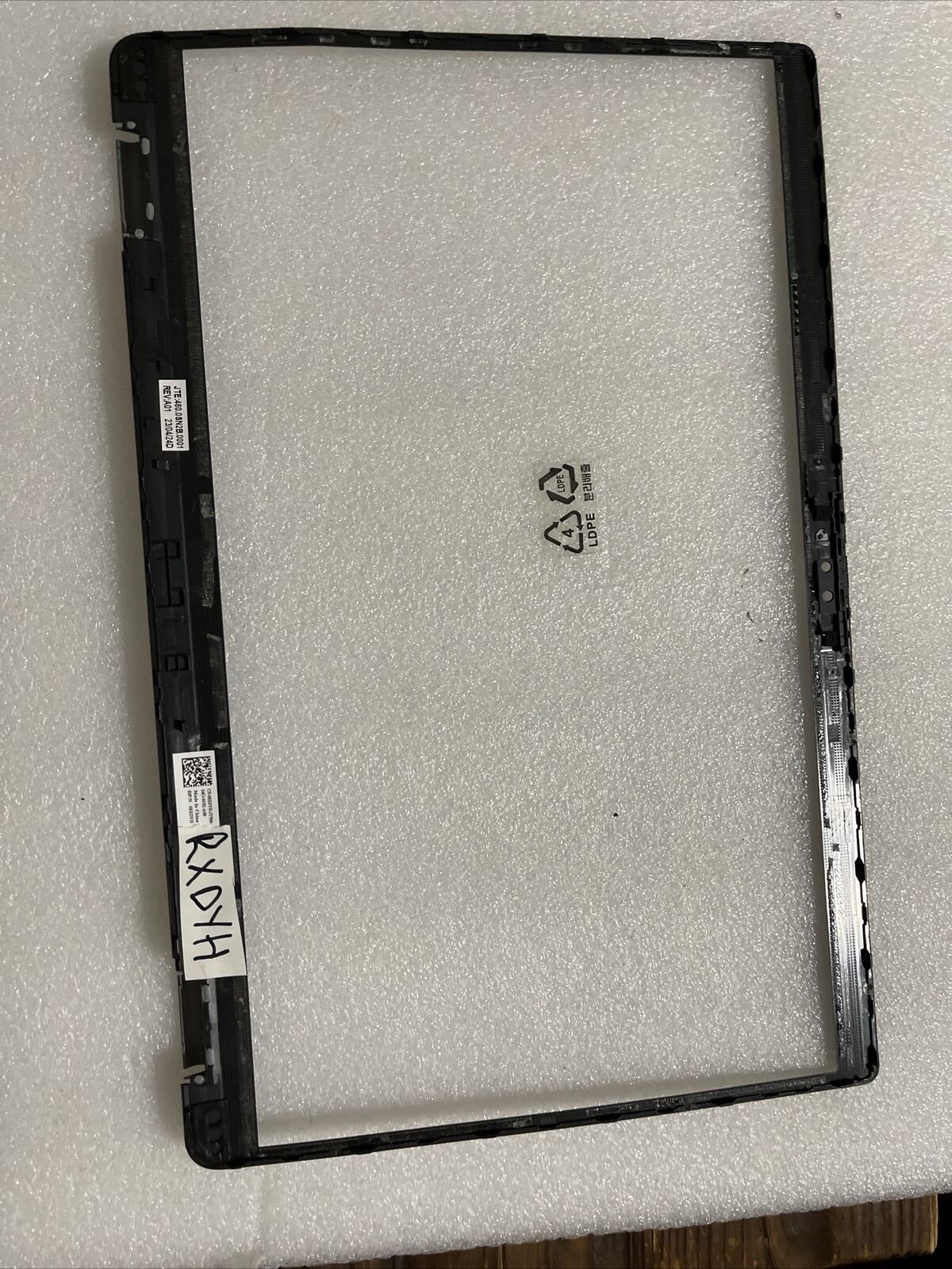 Dell OEM Latitude 5540 Precision 3580 3581 15.6" Front LCD Trim Bezel RXDYH H1N3