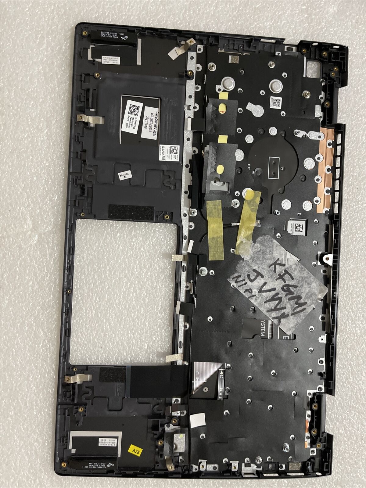 Dell Vostro 15 5510 5515 V5510 Palmrest W/Backlit Keyboard Gray JVYYX N1 P1