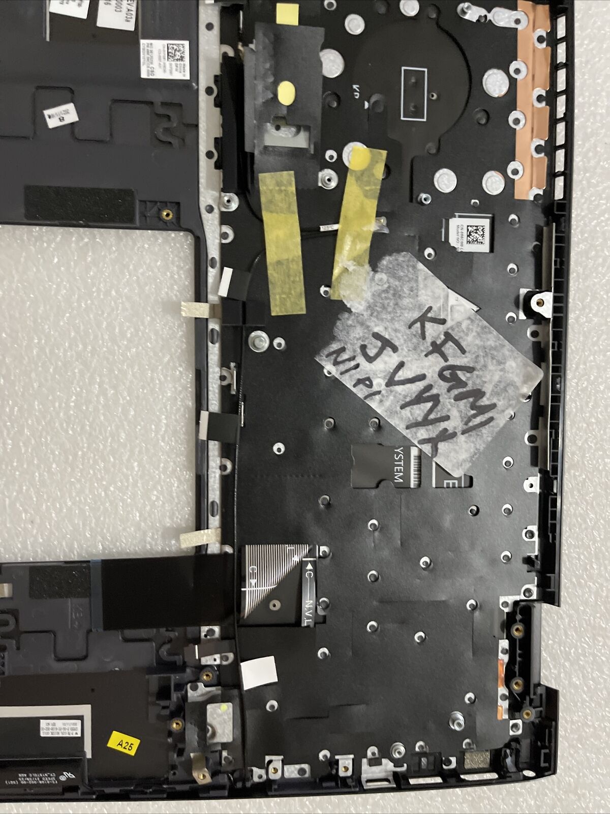 Dell Vostro 15 5510 5515 V5510 Palmrest W/Backlit Keyboard Gray JVYYX N1 P1