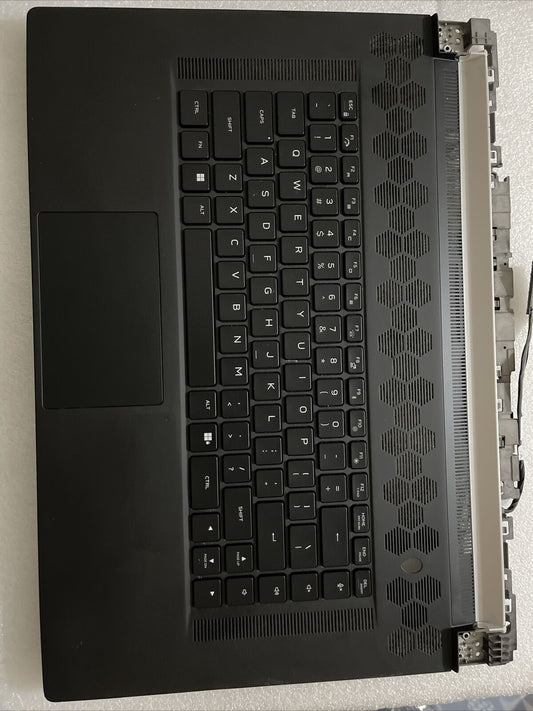 Dell Alienware X17 R2 Laptop Palmrest Touchpad US Keyboard Extras 346YC L2 P1