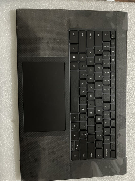 Dell XPS 9720 Touchpad Palmrest Backlit US English Keyboard  0FWJ2 NH D5