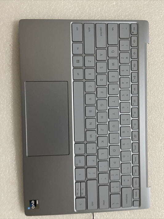 Dell XPS 9315 Laptop Palmrest Touchpad US Keyboard Speakers Sky Blue TKH4F N4P9