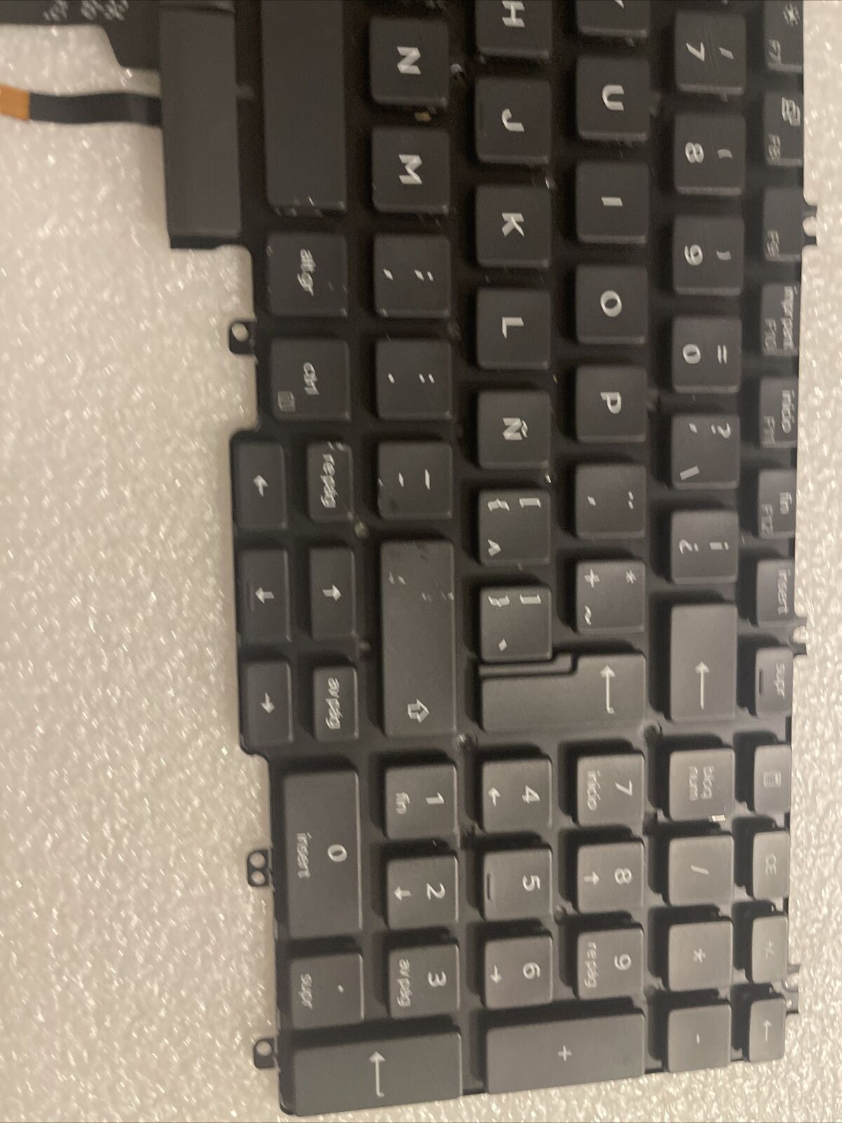Genuine Dell Latitude 5500 5501 5510 Laptop Backlit Spanish Keyboard 0XYR3T T8
