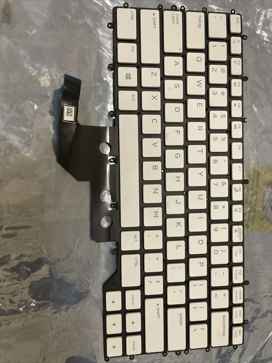 Genuine OEM Dell Alienware M15 R2 2019 Lunar Light RGB Laptop Keyboard Y79F6