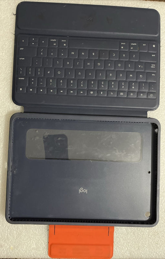 LOGITECH YU0073 RUGGED COMBO 3 IPAD KEYBOARD CASE BLUE FOR IPAD 7TH 8TH 9TH GEN