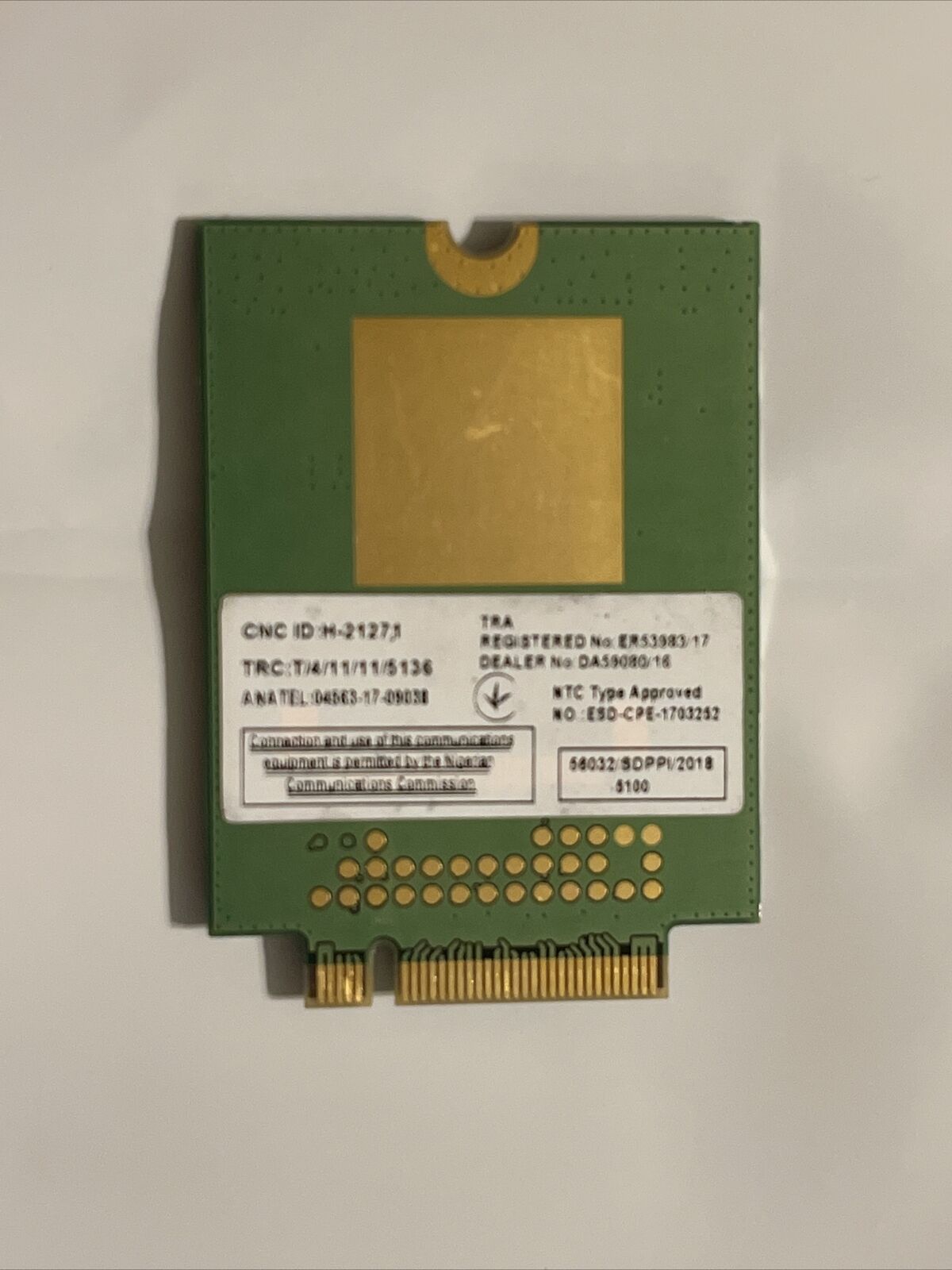 Genuine Fibocom L850-GL DW5820e 4G WWAN Wireless Card A00 FMK7H 0FMK7H
