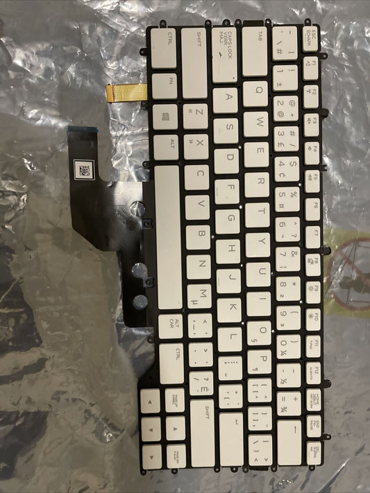 OEM Dell Alienware m15 R3 / m15 R4 White Laptop French Backlit Keyboard X9JC1 B4