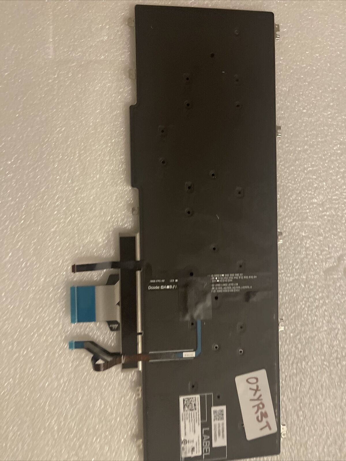 Genuine Dell Latitude 5500 5501 5510 Laptop Backlit Spanish Keyboard 0XYR3T T8
