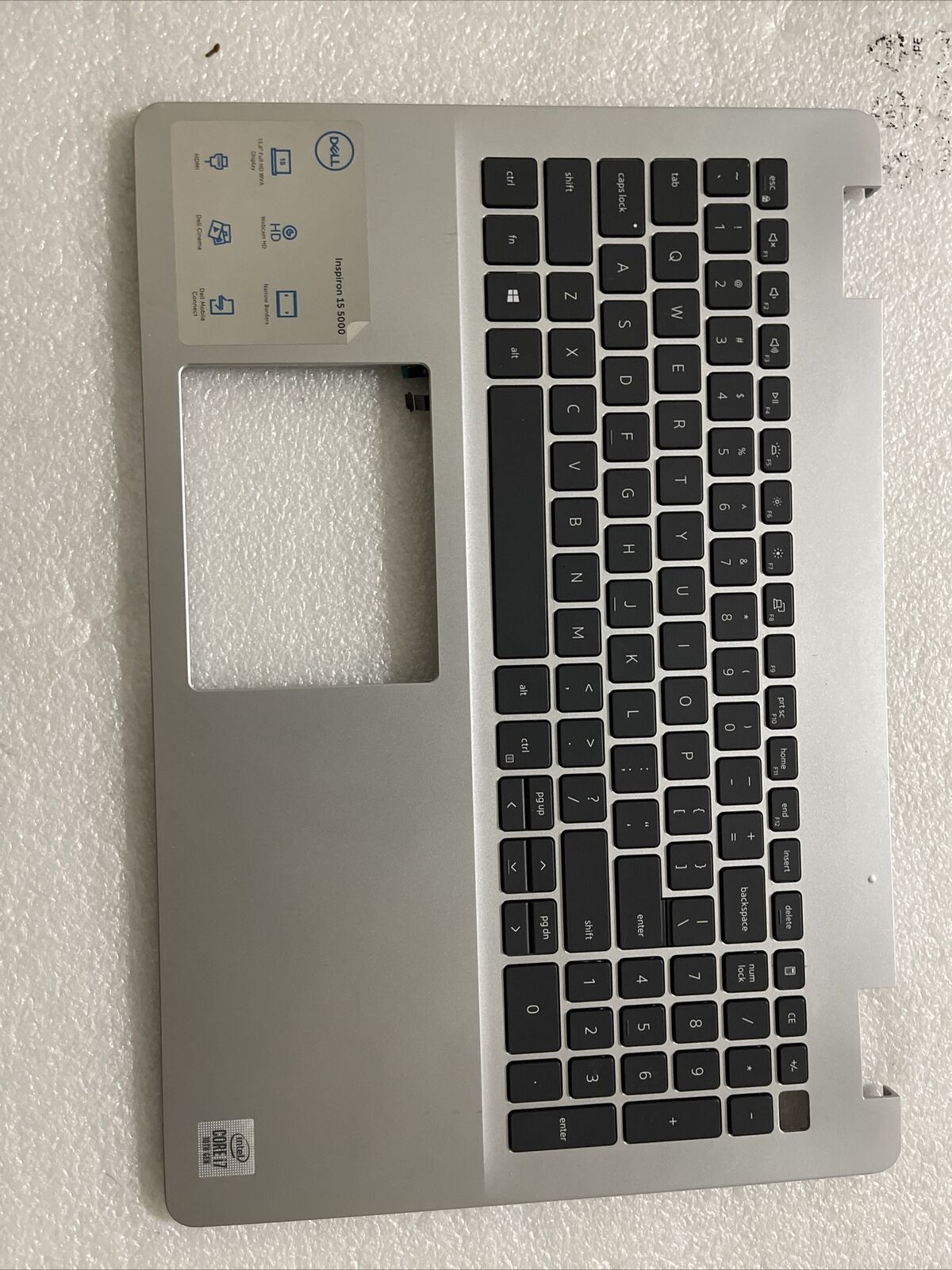 Genuine Dell Inspiron 5593 Palmrest Keyboard No BL No Type C 2X1FH V5JHC H4 P3