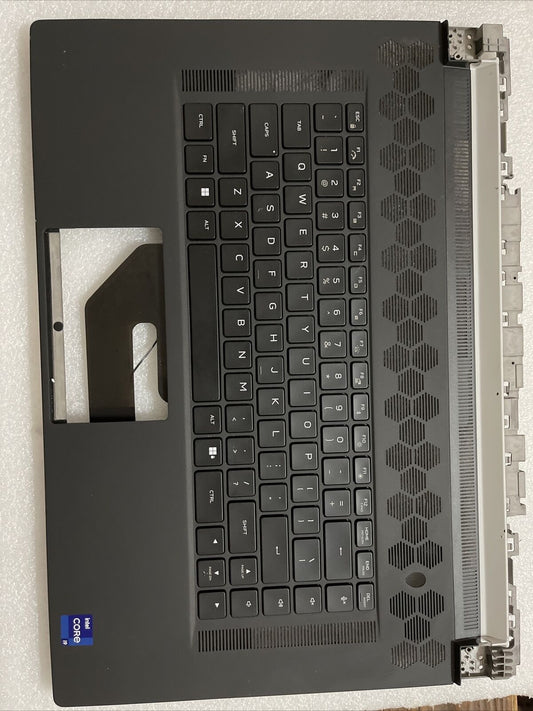 Genuine Dell Alienware x17 R1 R2 US English Keyboard Palmrest 0346YC 346YC K4 P8