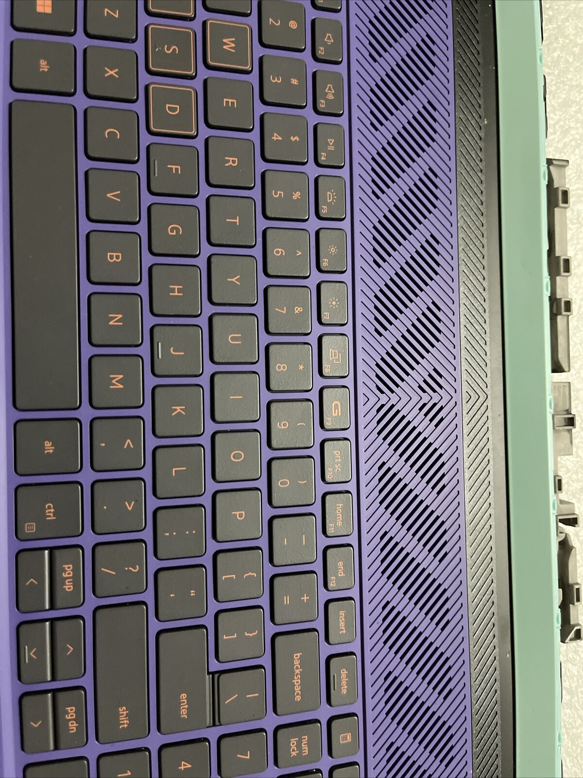 DELL G15 15 5535 G15 5535 Laptop Palmrest US Backlit Keyboard Purple 0YPYC1 H1A1