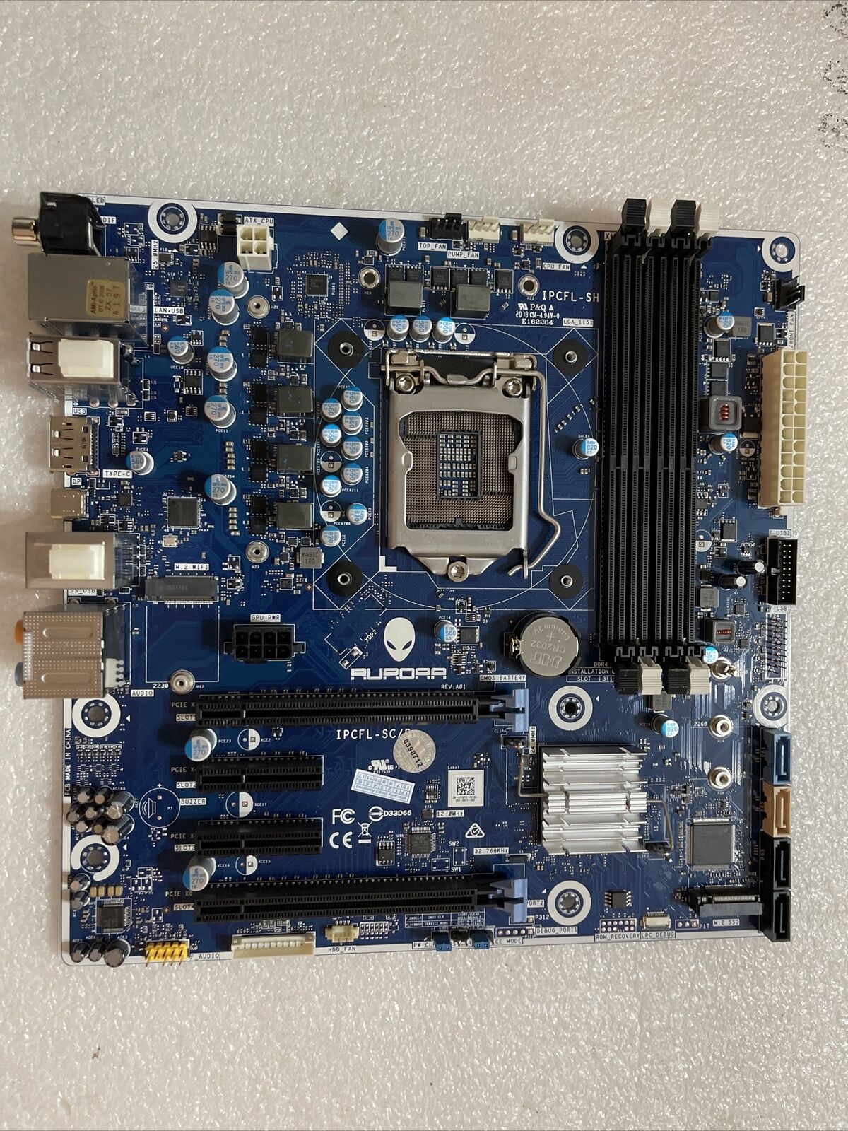 Dell Alienware Aurora R9 IPCFL Desktop Motherboard Z370 LGA 1151 0T76PD T76PD