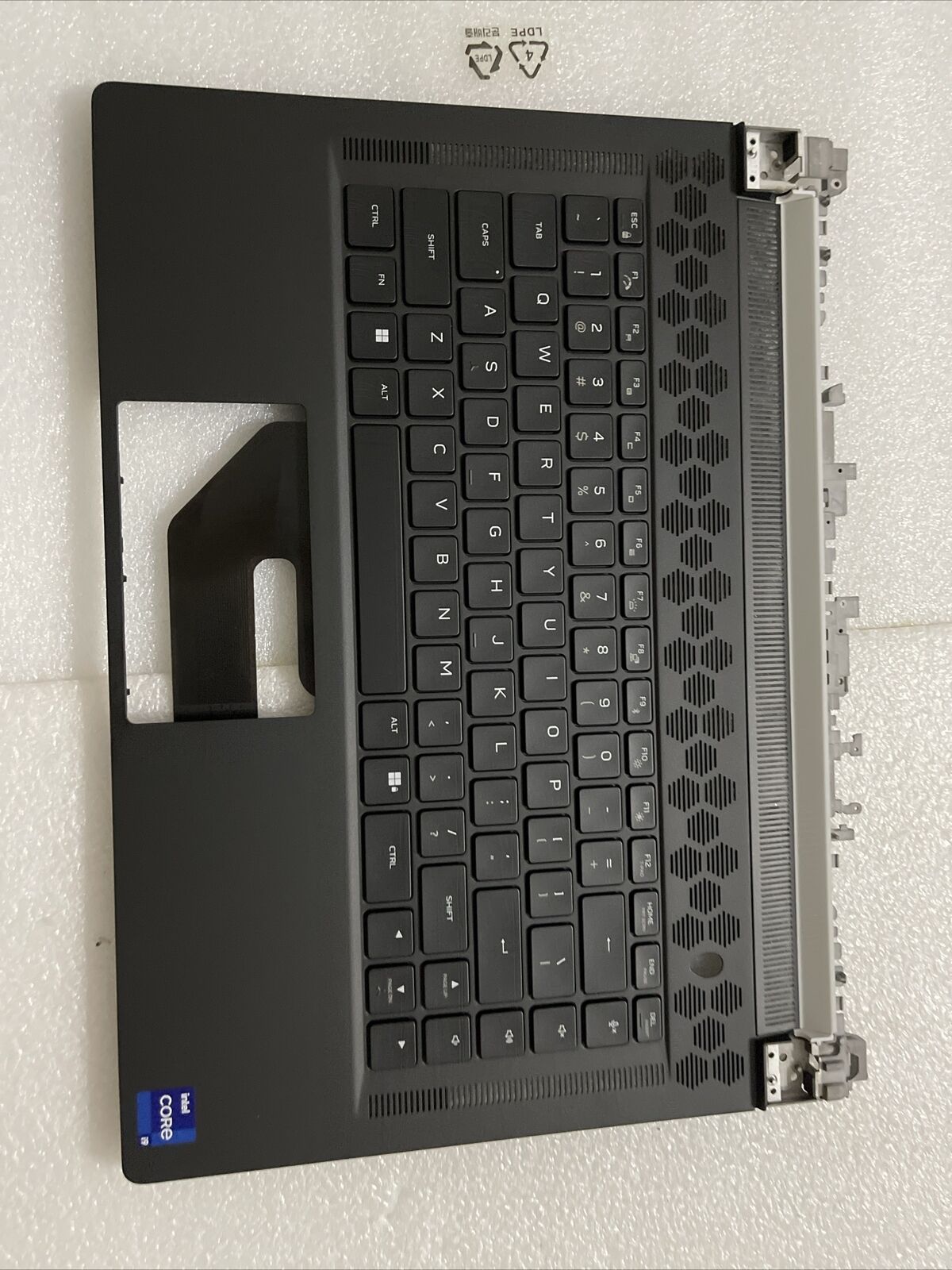 Dell Alienware X15 R1 R2 Palmrest US English Keyboard   386PV 5VHRX J1P8