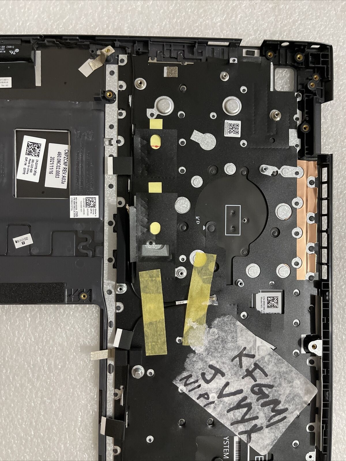 Dell Vostro 15 5510 5515 V5510 Palmrest W/Backlit Keyboard Gray JVYYX N1 P1