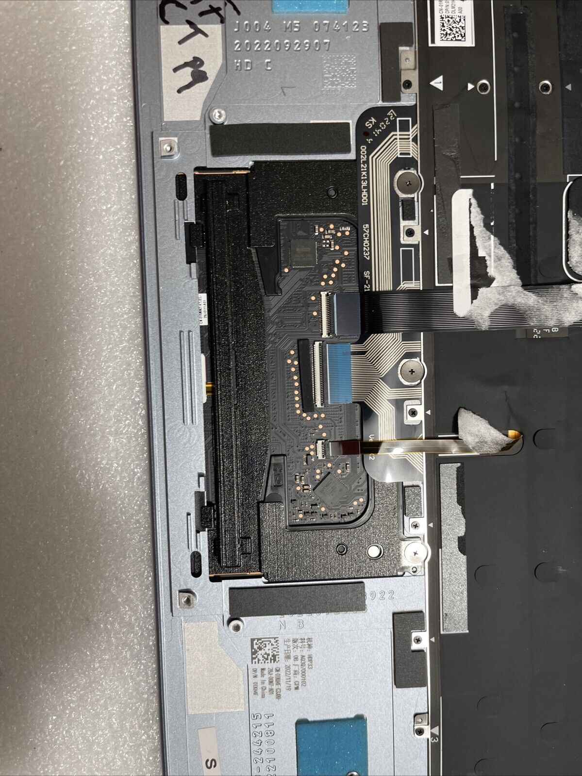 Dell XPS 9315 Laptop Palmrest Touchpad US Keyboard  Sky Blue TKH4F 0TKH4F CT P9