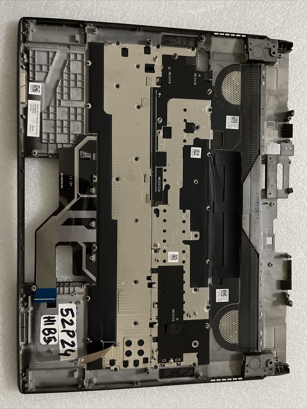 DELL Alienware X14 R1 Laptop Palmrest US Eng KEYBOARD Y7YTK 52P24 H1 B5 Grade A