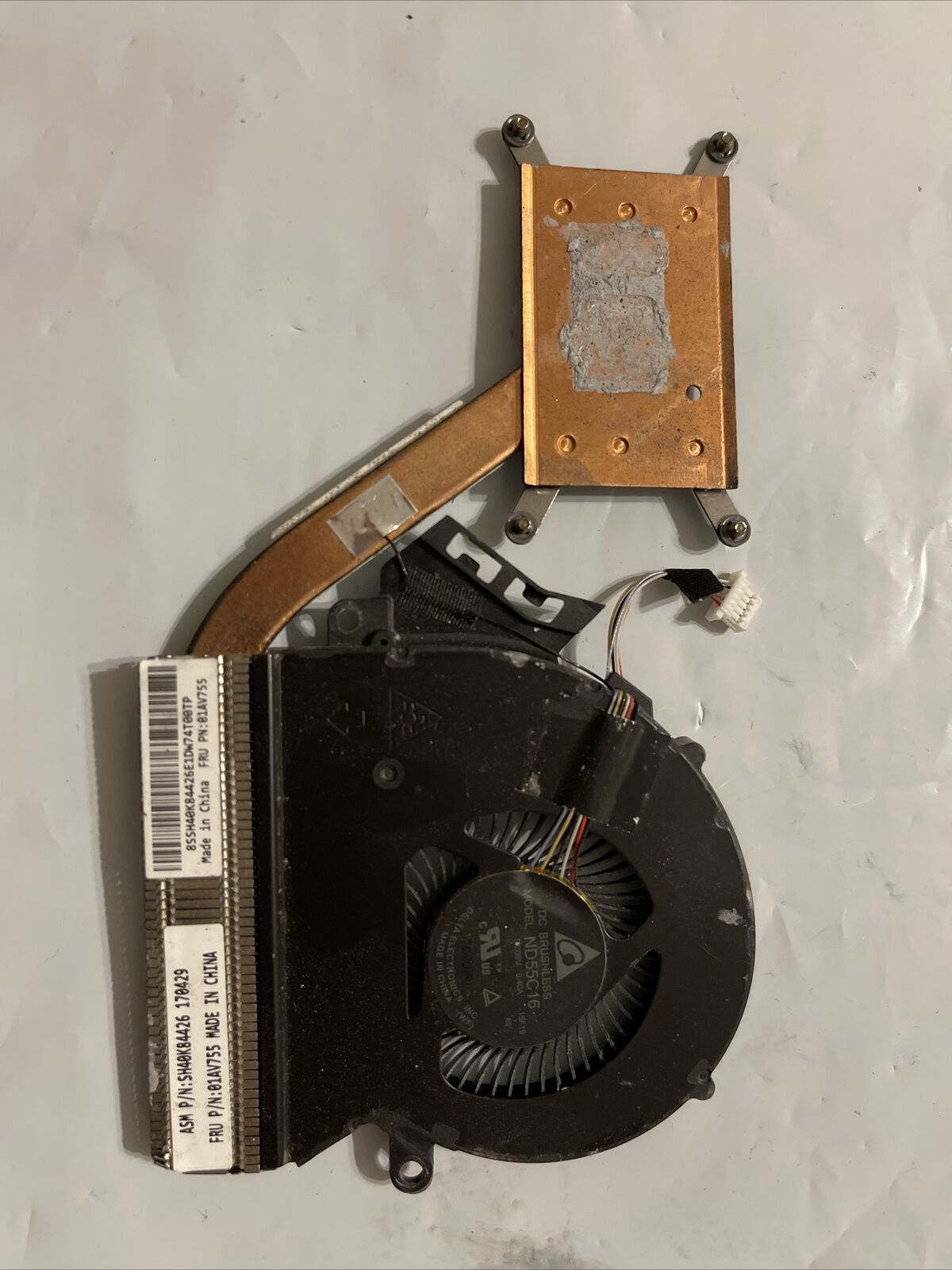 Lenovo Yoga {11e 3rd Gen} 11e 4th Gen Thermal Heat Sink Fan 01AV755 01AV754 ata