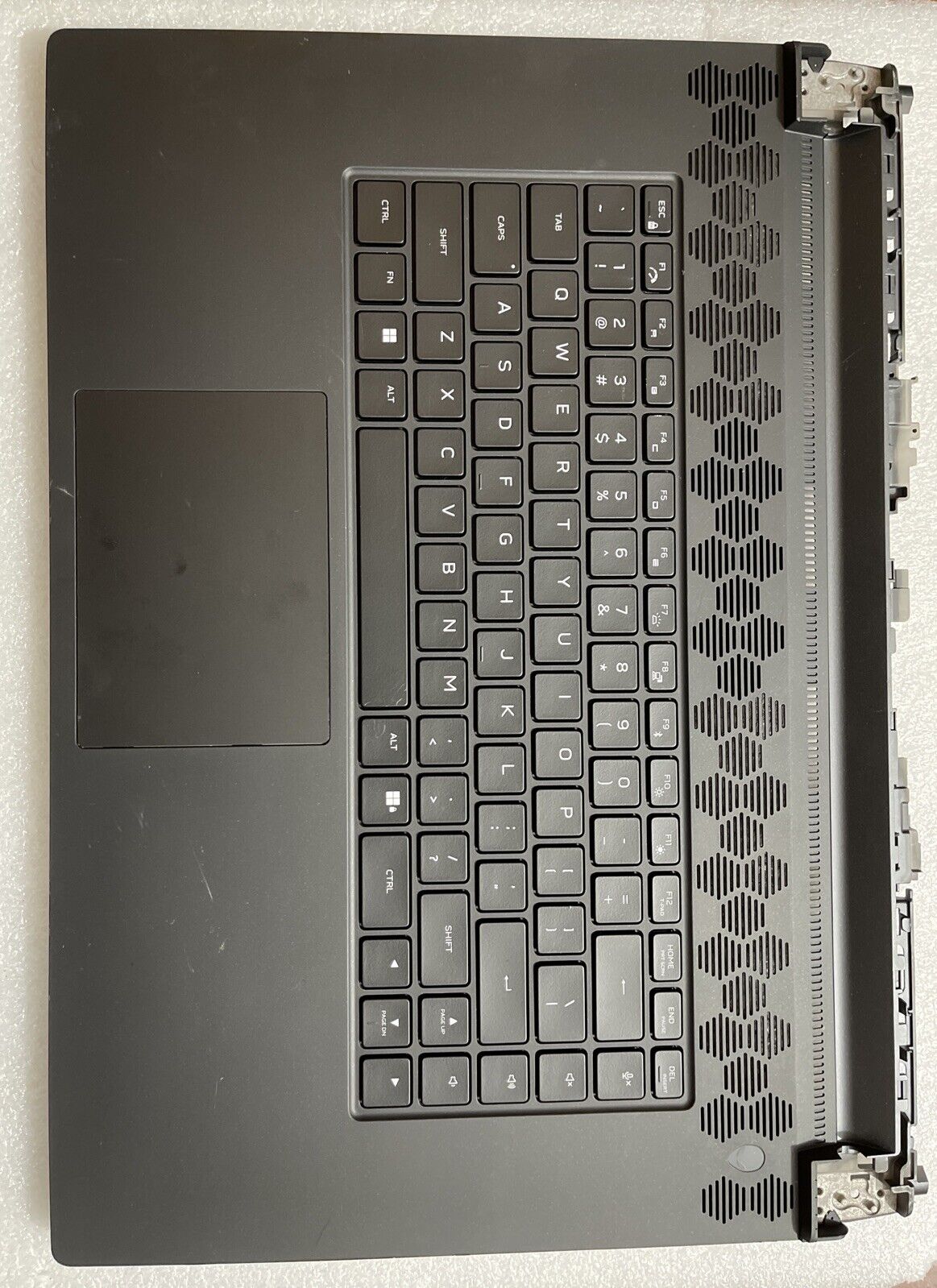 DELL ALIENWARE M17 R5 US ENGLISH KEYBOARD PALMREST TOUCHPAD  Y65XC MWYJJ AT H2