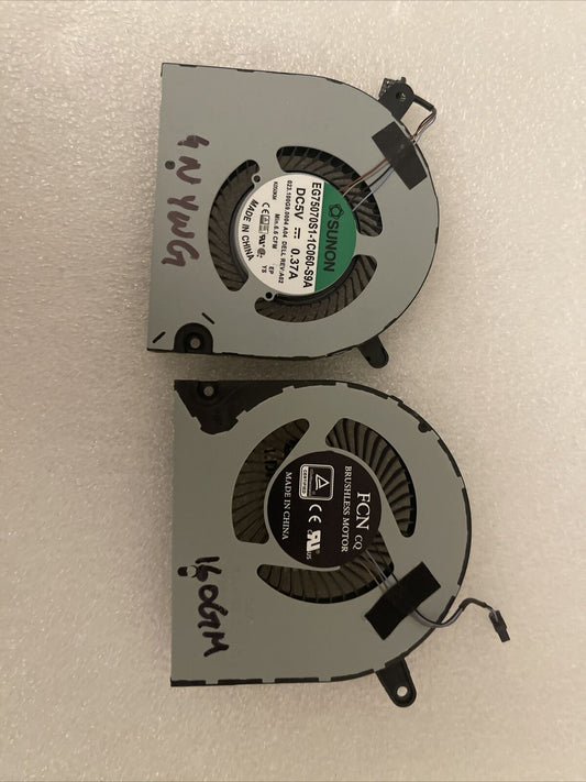 DELL G5 15 5500 G5 SE 5505 CPU GPU FANS Pair 04NYWG 0160GM 4NYWG 160GM