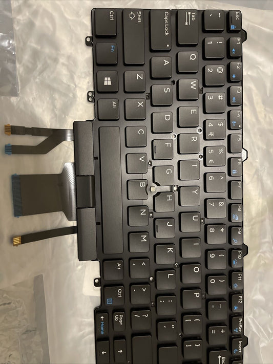 New Dell Latitude 5580 5590 5591 E5550 E5570 Laptop US Backlit Keyboard TF5M0 B2