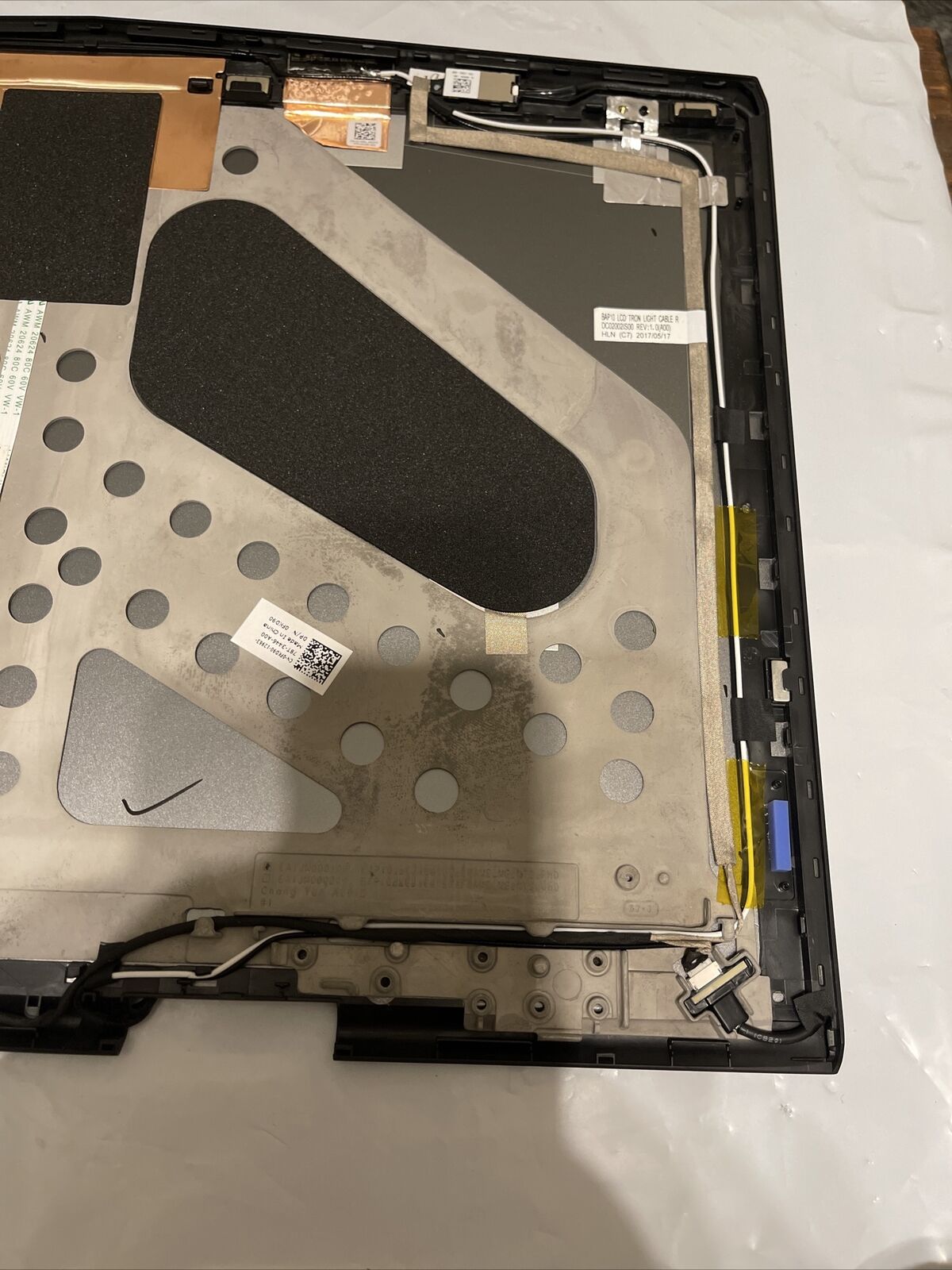 OEM DELL ALIENWARE 15 R3 15.6" LCD BACK COVER LID GENUINE ASSEMBLY 0FKD90 C2