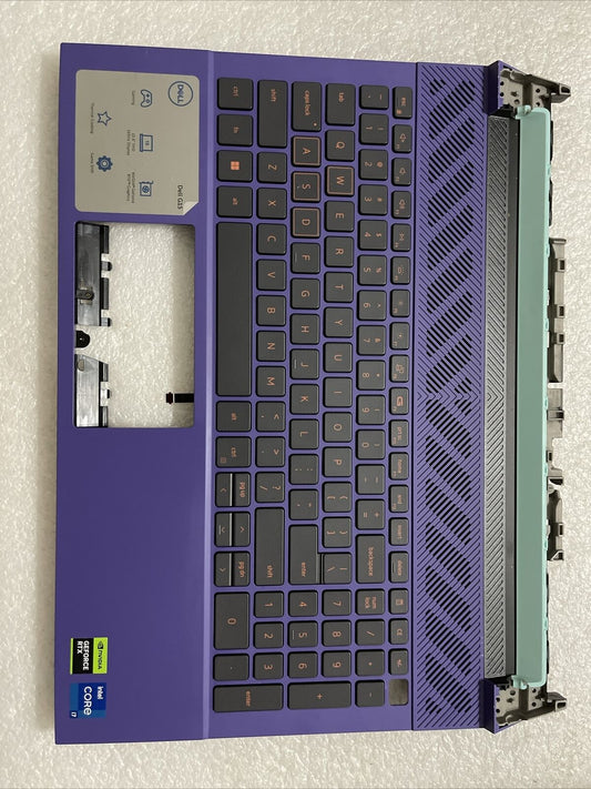 DELL G15 15 5535 G15 5535 Laptop Palmrest US Backlit Keyboard Purple 0YPYC1 H1A1