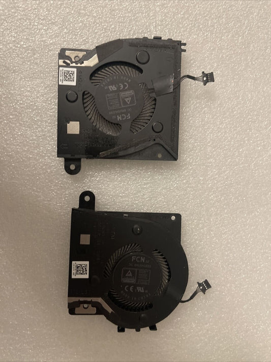 Genuine DELL ALIENWARE X17 R1 CPU + GPU both COOLING FAN Dc 12V 0J01R0 0W7KC4