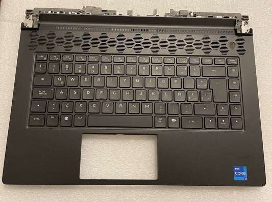 Dell Alienware m15 R5/R6 Palmrest & SPANISH (LATIN) Backlit Keyboard 05WC70 HMP7