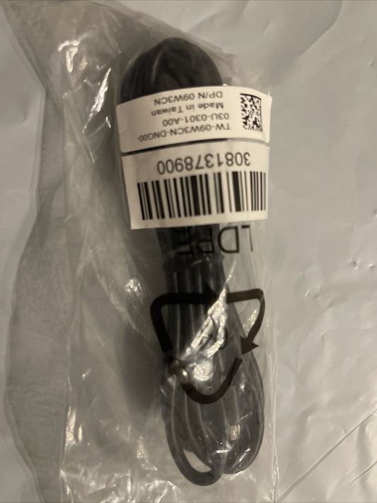 Genuine Dell USB 2.0 Micro-Type A to Micro Type-B 1.8M Cable Black 9W3CN 09W3CN