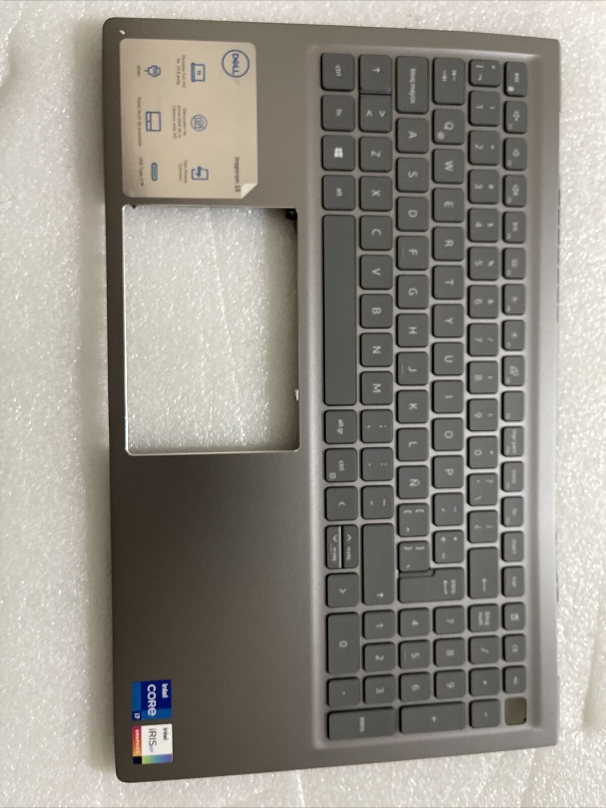 Dell Inspiron 5510/5518 Laptop Palmrest US/En Backlit Keyboard MK2CK H4P4 GradeA