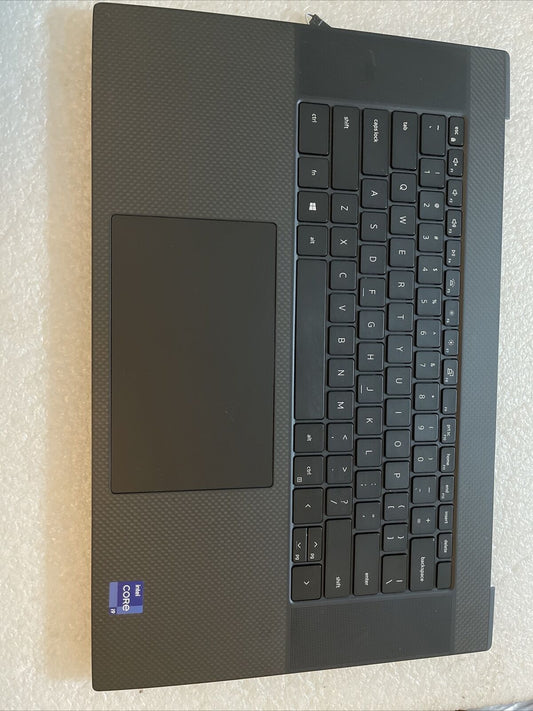 Dell XPS 9730 Laptop Palmrest Backlit US English Keyboard Speakers KD9RF S2 P5