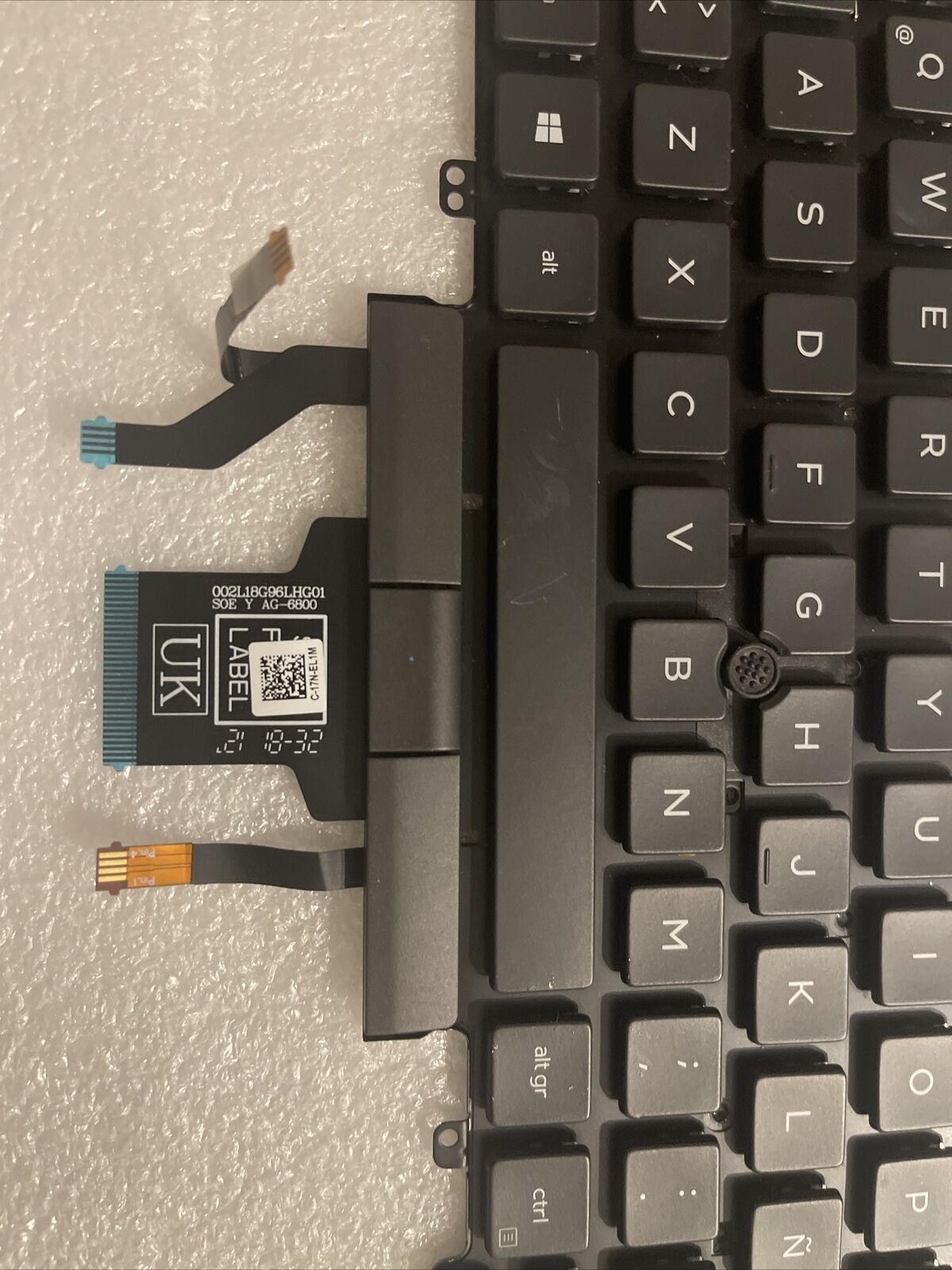 Genuine Dell Latitude 5500 5501 5510 Laptop Backlit Spanish Keyboard 0XYR3T T8