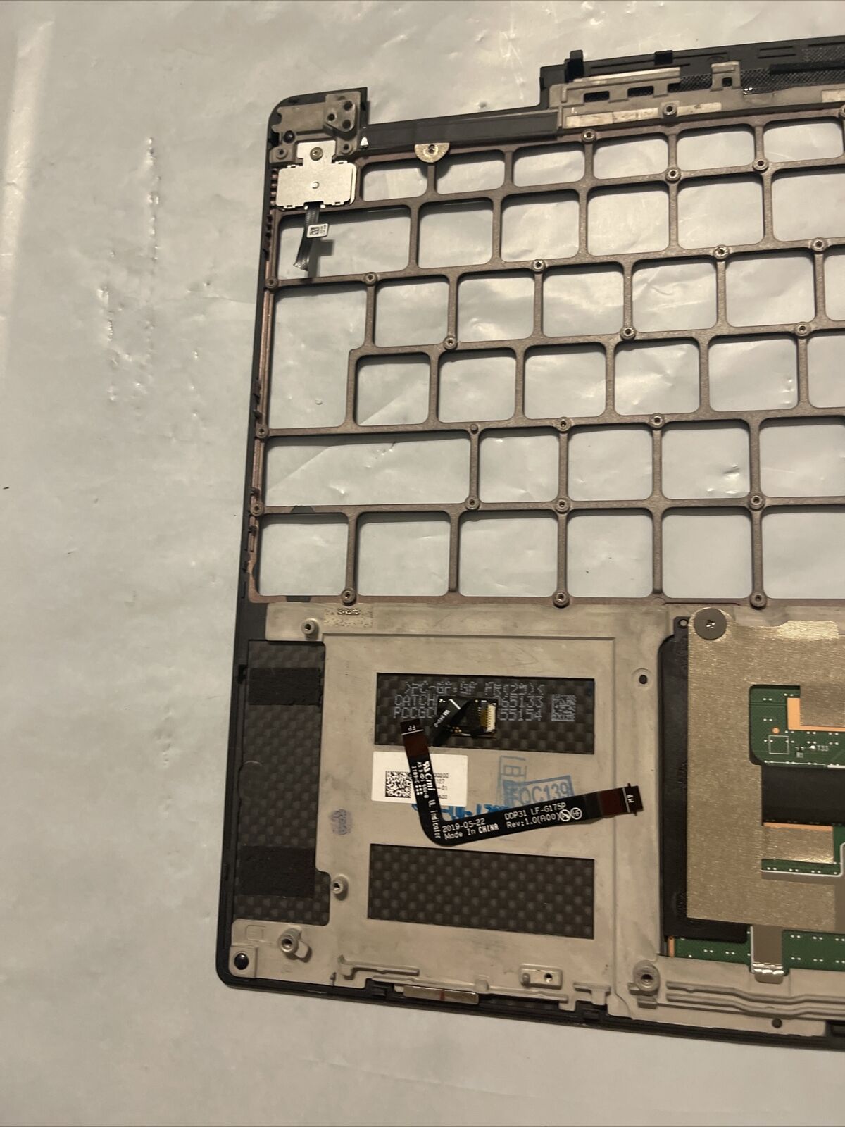 Dell XPS 13 7390 2-in-1 Laptop Palmrest TouchPad  5VY5T 05VY5T S1 B5