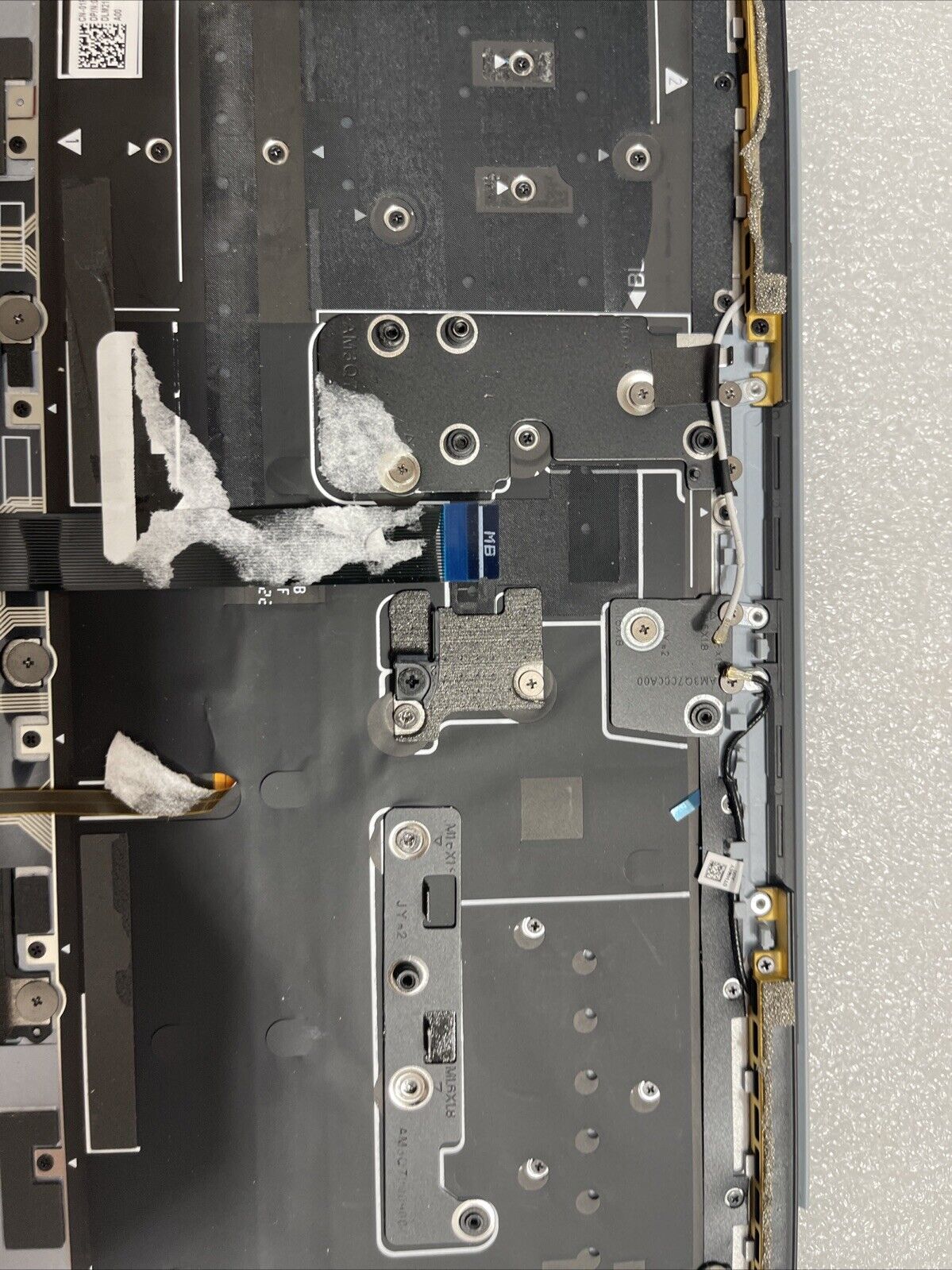 Dell XPS 9315 Laptop Palmrest Touchpad US Keyboard  Sky Blue TKH4F 0TKH4F CT P9